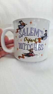 Disney Hocus Pocus Salem's Original Witches 20 Oz Ceramic Mug Witch Decor
